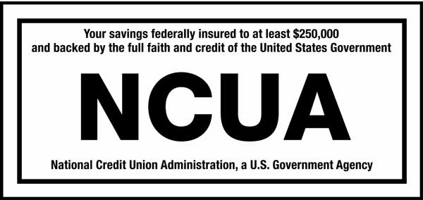 Black NCUA logo