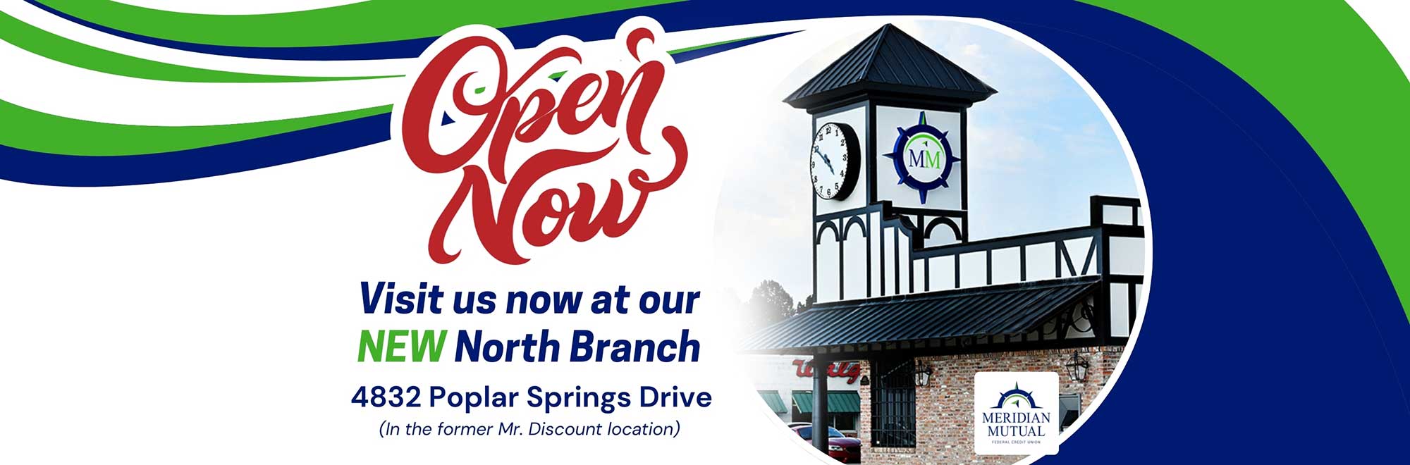 Visit us now at our new north branch. 4832 Poplar Springs Drive.